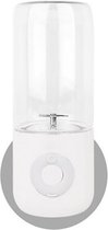 Waboe® Draagbare Mini Blender - Wit - Smoothie Blenders - Elektrische Juicer - Shaker - Shakebeker - 500ML - Draadloos - USB Oplaadbaar