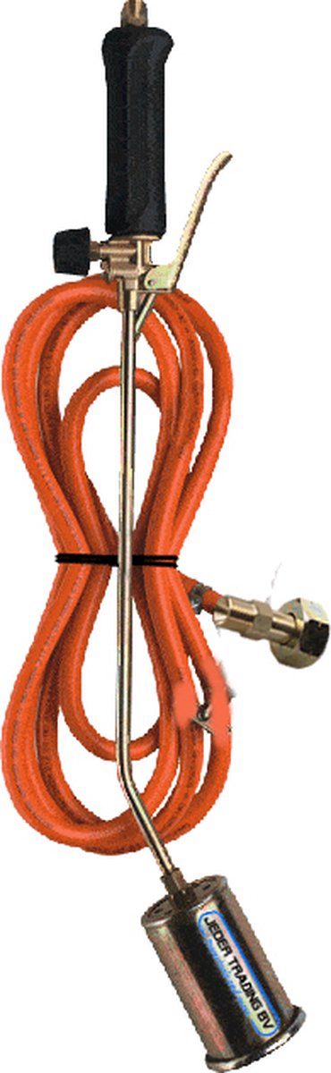 35cm STANDAARD gasbrander - dakbrander, 10 meter slang & slangbreukbeveiliging - FeramoTools