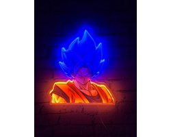 Teknofun Dragon Ball Z - Super Saiyan Goku Blauw - Wandlamp - 40 cm hoog