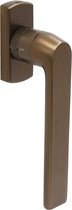 Slotman Solutions Draaikiep greep met sleutelvrij draaislot kleur bruin brons - Perfecte raamkruk voor kantelraam en deur