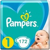 Pampers Newborn Luiers Maat 1 - 172 Luiers Maandbox