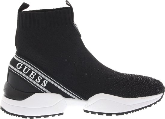 Guess Bammie Stivale Hoge sneakers - Dames - Zwart - Maat 37 | bol.com