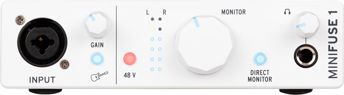 Arturia MiniFuse 1 White - USB audio interface, wit