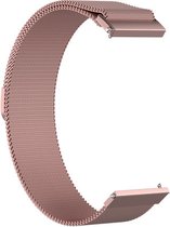 Strap-it Milanese horlogeband 18mm universeel - rosé pink