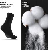 Zwarte Sokken Heren & Dames Maat 39/42 - 5 Paar - Geschikt voor Casual, Business, Sport en Vrije Tijd