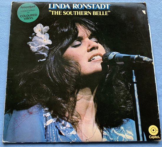 Linda Ronstadt ‎– The Southern Belle 1977 Gouden LP