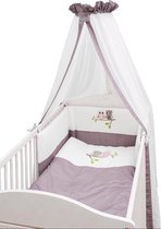 Be Be's Collection - Beddenset - 3-delig - Uilen Roze
