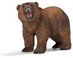foto van schleich WILD LIFE Grizzlybeer - Speelfiguur - Kinderspeelgoed voor Jongens en Meisjes - 3 tot 8 jaar - 14685