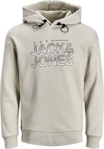 Jack & Jones Sweater - Modern Fit - Beige - 3XL Grote Maten