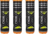 Nox Pro Titanium Padelballen – 4 Blikken - 4 Ballen per Blik