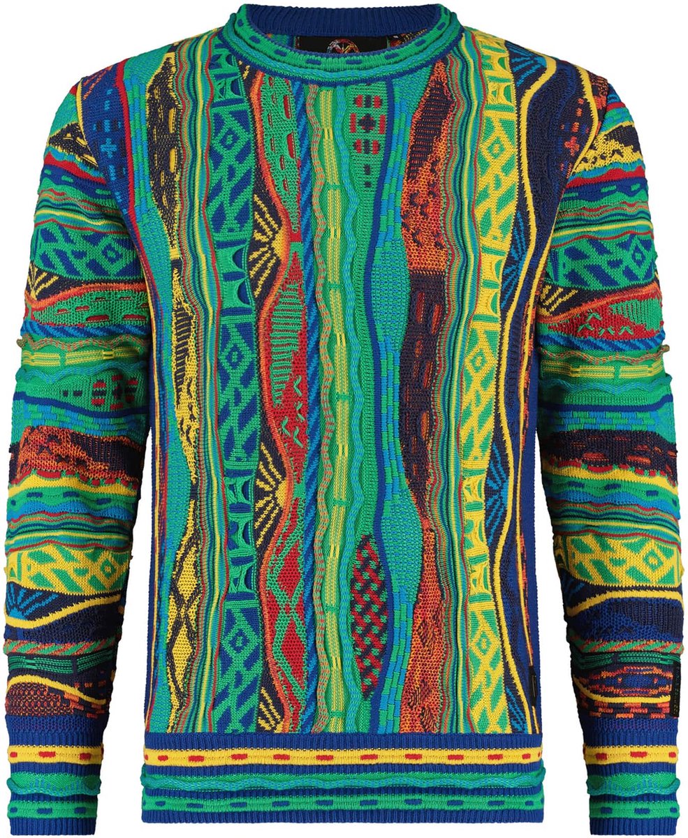 Carlo Colucci Sweater - C9918-121 - Green - XXL
