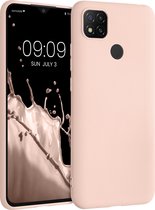 kwmobile telefoonhoesje voor Xiaomi Redmi 9C - Hoesje voor smartphone - Back cover in kokosmelk