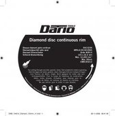 Dario Tools Diamantslijpschijf Vol.R. 125mm