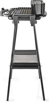 Nedis BBQE111BK Elektrische Barbecue Rechthoekig 46 X 28 Cm 2000 W