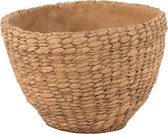 Bloempot | glas | bruin | 30.5x29.5x (h)21 cm