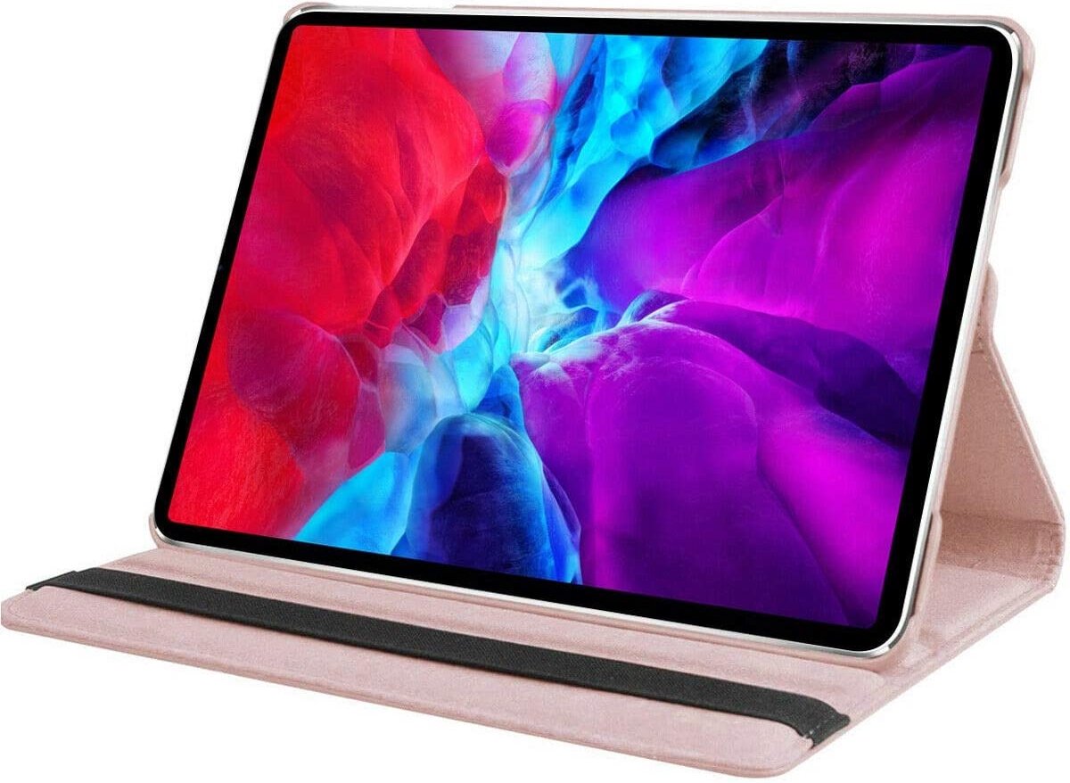 Draaibare Tablet Hoes - Geschikt voor iPad Mini Hoes 6e Generatie (2021) - Roze Goud