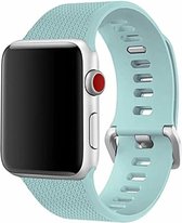 38mm en 40mm Sport bandje Turquoise geschikt voor Geschikt voor Apple watch 1 | 2 | 3 | 4 | 5 | 6 | 7