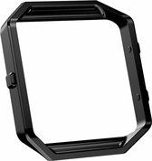 RVS vervangings frame / cover / protector voor Fitbit Blaze - zwart