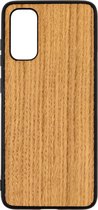 Samsung S20 Eik Houten GSM / Telefoon Hoesje - Shockproof TPU Case