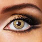 Kleurlenzen - Brown Passion - jaarlenzen met lenshouder - bruine contactlenzen Fashionlens®
