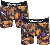 2-pack Gionettic Heren Boxershorts print Picasso - maat S