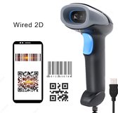 Barcodescanner - Bedraad - 2D - Handheld barcodelezer - USB-scanner - QR-codelezer