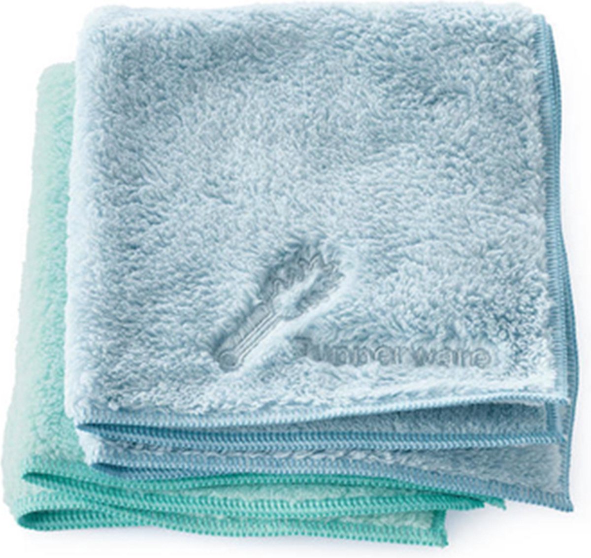 Goedkoopste Tupperware Eco Stofdoeken (set van 2) - microvezel (blauw/groen
