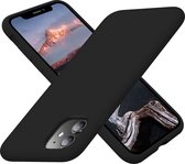 Siliconen Telefoonhoesje - Geschikt voor iPhone 11 - Hoesje - Back Cover - Zwart
