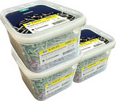 [PM Schroeven] [4x40]  [2000 stuks] [spaanplaat] [T20] [houtschroeven][verzinkt] [Torx] [voldraad]