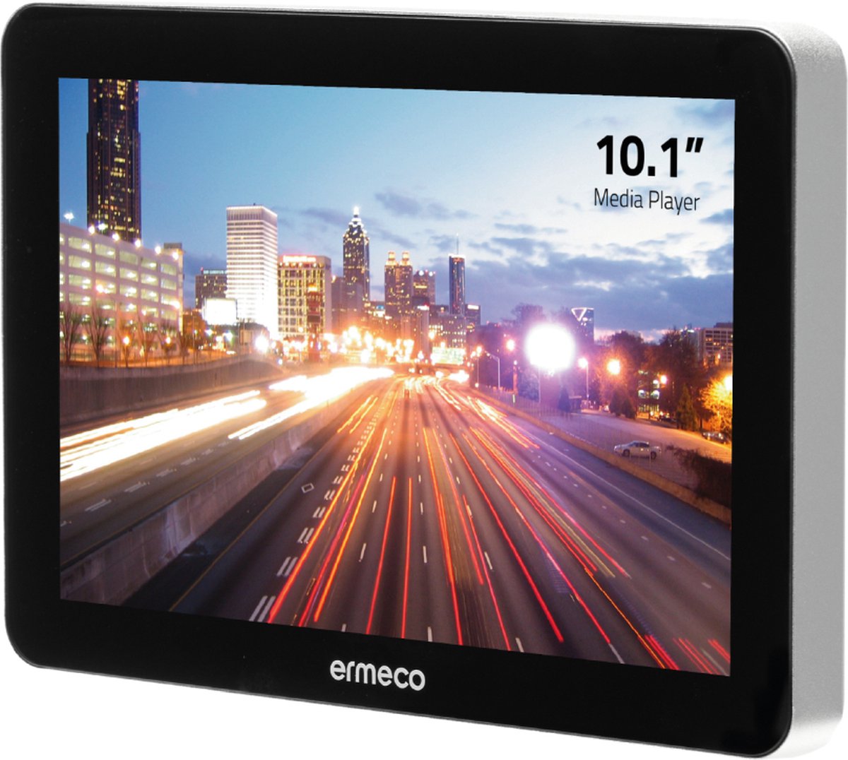 Ermeco MPD101 PRO 10,1 inch Professionele monitor met USB mediaplayer voor informatie en advertising doeleinden. 24/7 gebruik.