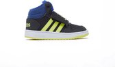 Adidas Hoops Mid 2.0 Sneakers Zwart/Geel Kinderen - Maat 25