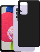 Cazy Samsung Galaxy A52 / A52s hoesje - Flexibel Siliconen hoesje - Soft TPU Case - Zwart