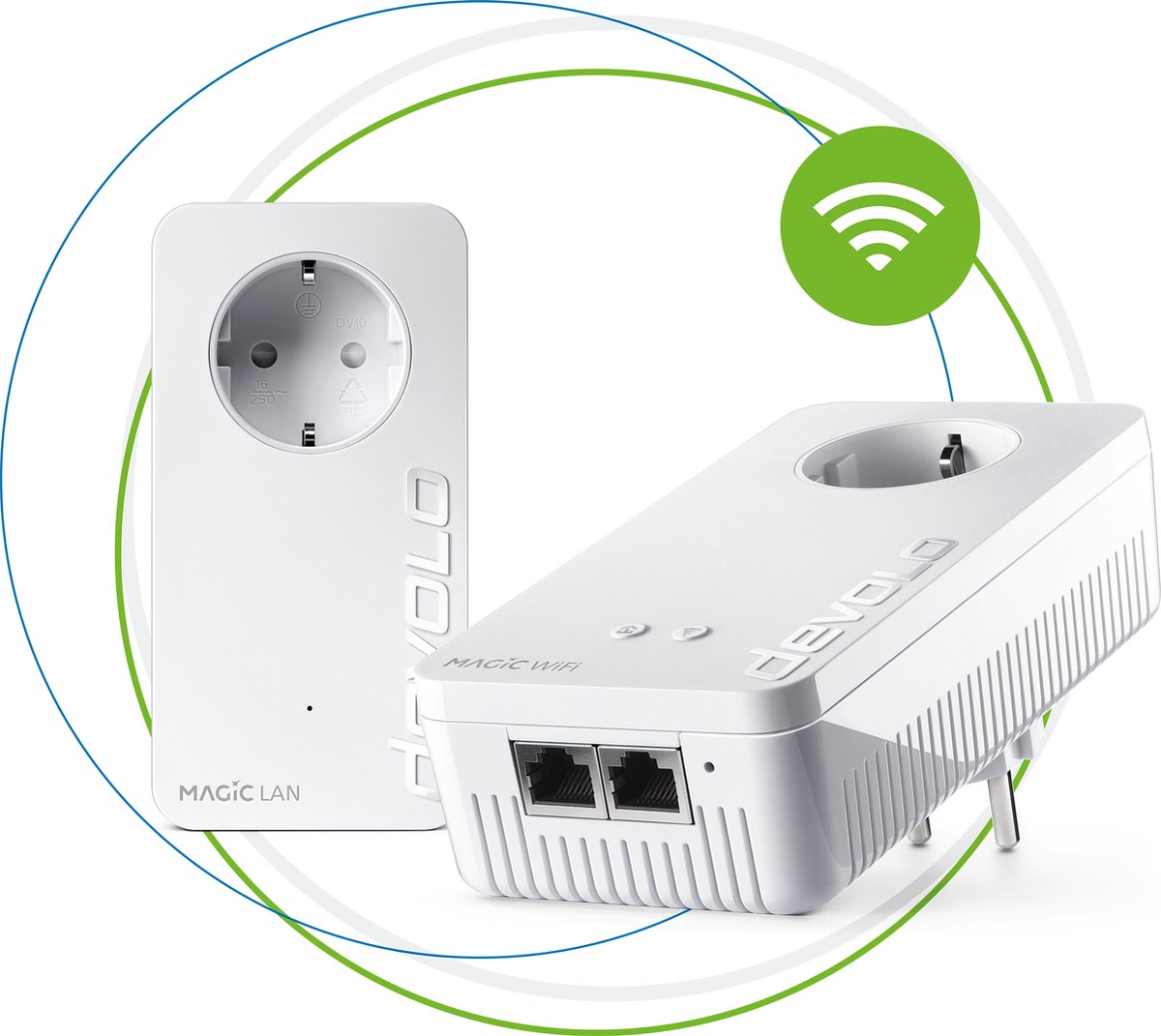 Devolo Magic 2 WiFi next Starter Kit 2400 Mbit/s Ethernet LAN Wit 2 stuk(s)