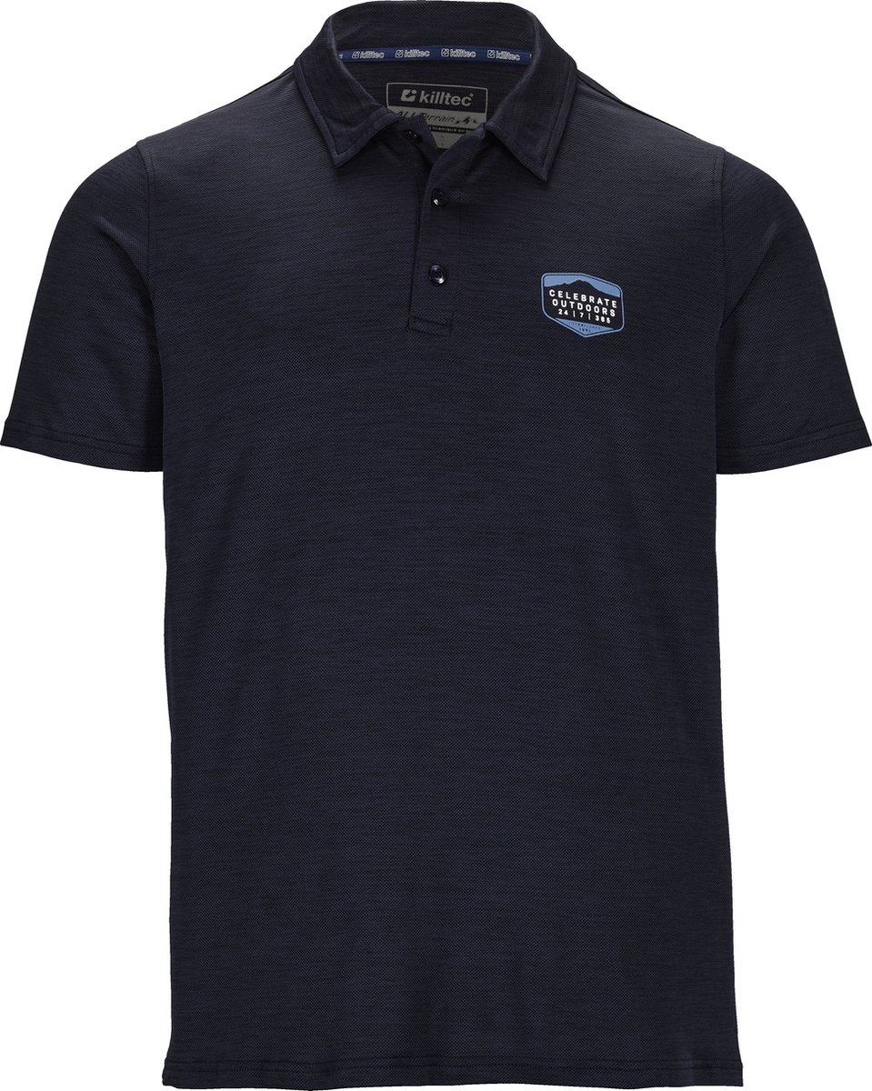 Killtec herenpoloshirt Lilleo 36667 donkerblauw - maat M