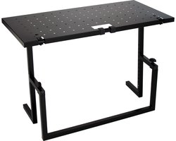 DJ Workstation 100x49cm - Innox MobiDesk mobiel DJ meubel - Zwart