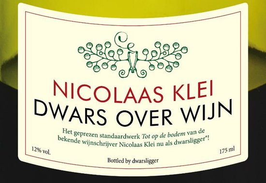 Cover van het boek 'Dwars over wijn DL' van N. KLei