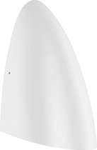 VikingLED Wandlamp wit - 8 Watt - Buitenverlichting - White Switch - Dimbaar - Industrieel - Modern - Up of Down light