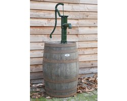 Regenton whiskyvat met pomp - 190 liter - Geborsteld Image
