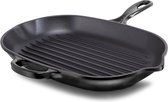 Le Creuset Gietijzeren ovale grillpan Mat Zwart 32cm