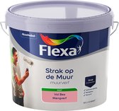 Flexa Strak op de Muur Muurverf - Mat - Mengkleur - Vol Bes - 10 liter