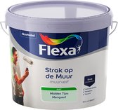 Flexa Strak op de Muur Muurverf - Mat - Mengkleur - Midden Tijm - 10 liter