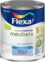 Flexa Mooi Makkelijk Verf - Meubels - Mengkleur - Midden Iris - 750 ml