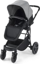 meubelexpert - 2-in-1 Combo kinderwagen Cane opvouwbare kinderwagen voor 0 - 36 maanden grijs