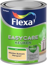Flexa Easycare Muurverf - Keuken - Mat - Mengkleur - Midden Bubbels - 1 liter