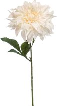 Kunstbloem Dahlia beige/roze 60 cm
