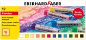 Eberhard Faber EF-522512 Pastelkrijt Vierkant Assorti Etui à 12 St.