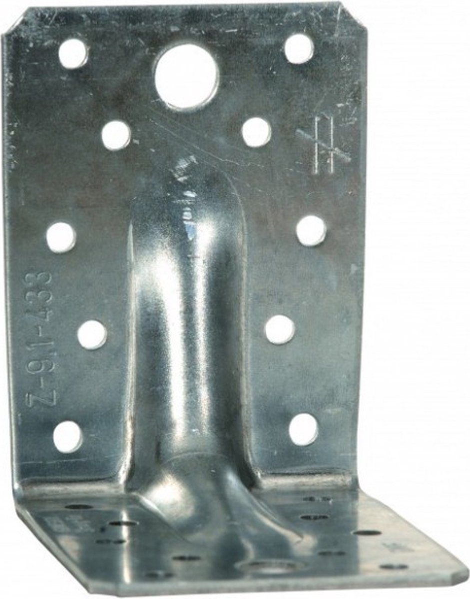 Simpson Strong Tie - hoekanker met ril - 65mm x 90mm x 90mm - verzinkt staal (prijs per 25 stuks)