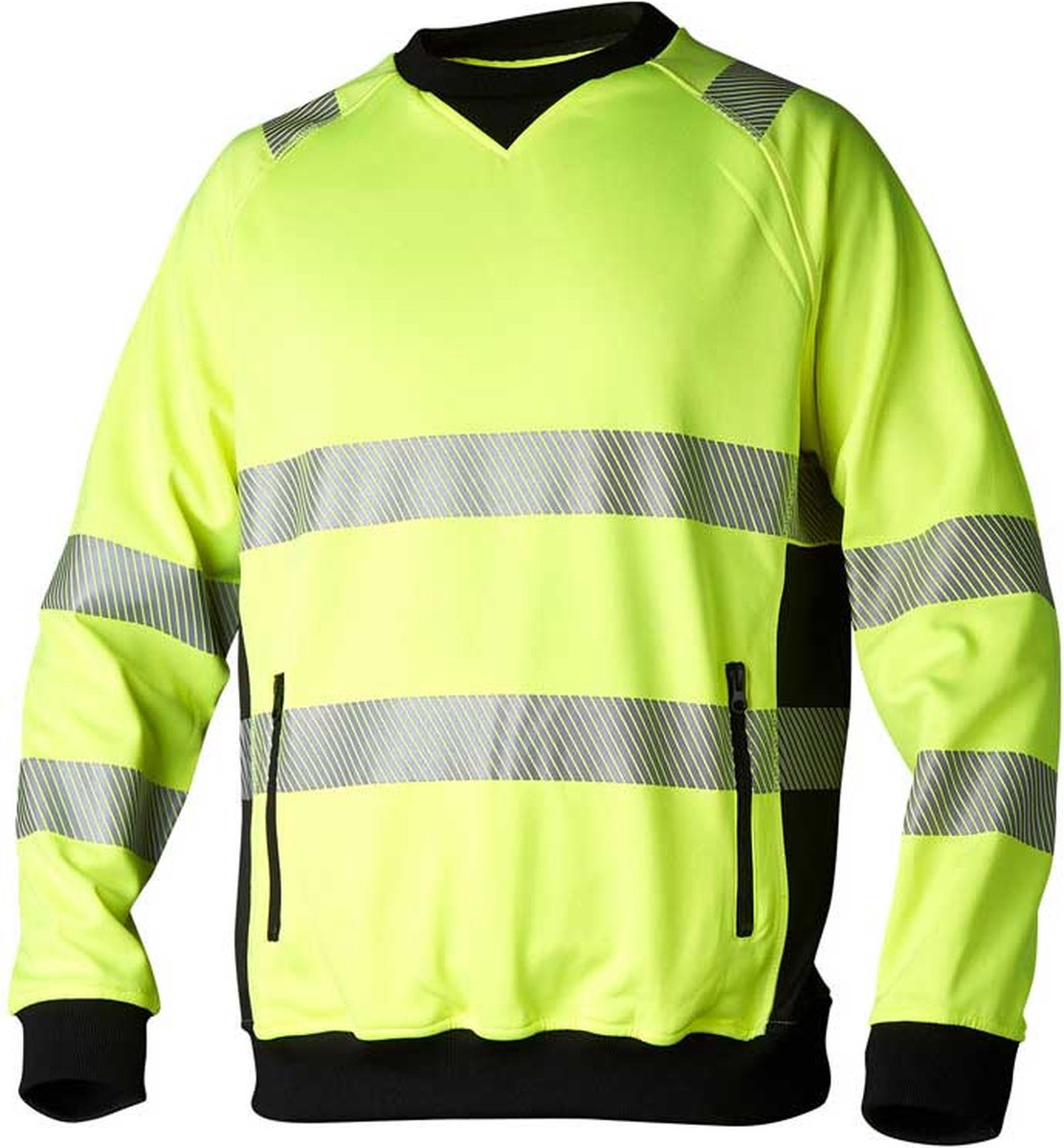 Top Swede 132 Hi-Vis Sweatshirt -Fluorescerend geel-M