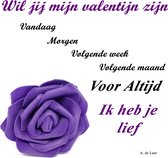 Spreuktegel Valentijn | liefde | Valentijn | voor altijd