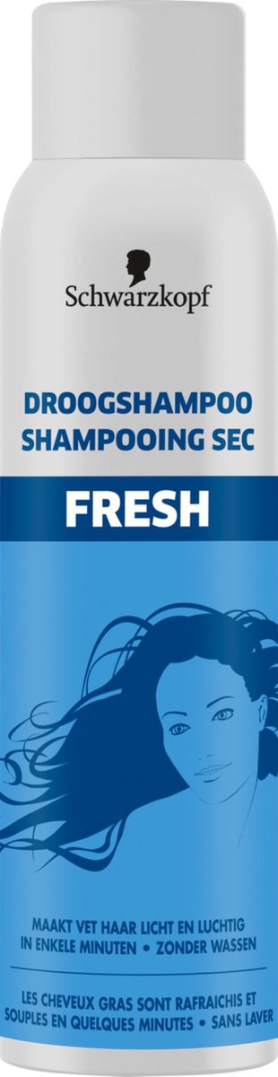 Bol.com Schwarzkopf Droogshampoo Fresh - Haarverzorging - Lichter en Lustiger Haar - Frisheid - Normal Tot Vet Haar - Voordeelve... aanbieding